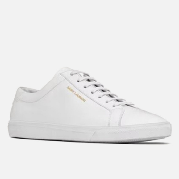 Saint Laurent Cream Sneakers Size 36 US 6 Or 7 NEW NEVER WORN $750 rrp - Picture 1 of 11